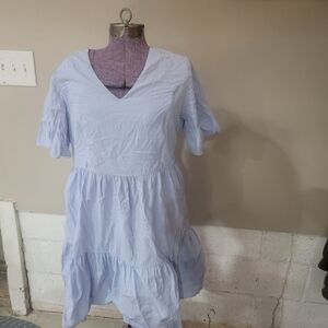 Nursing Queen Nursing Dress with Pockets Bell Sleeves